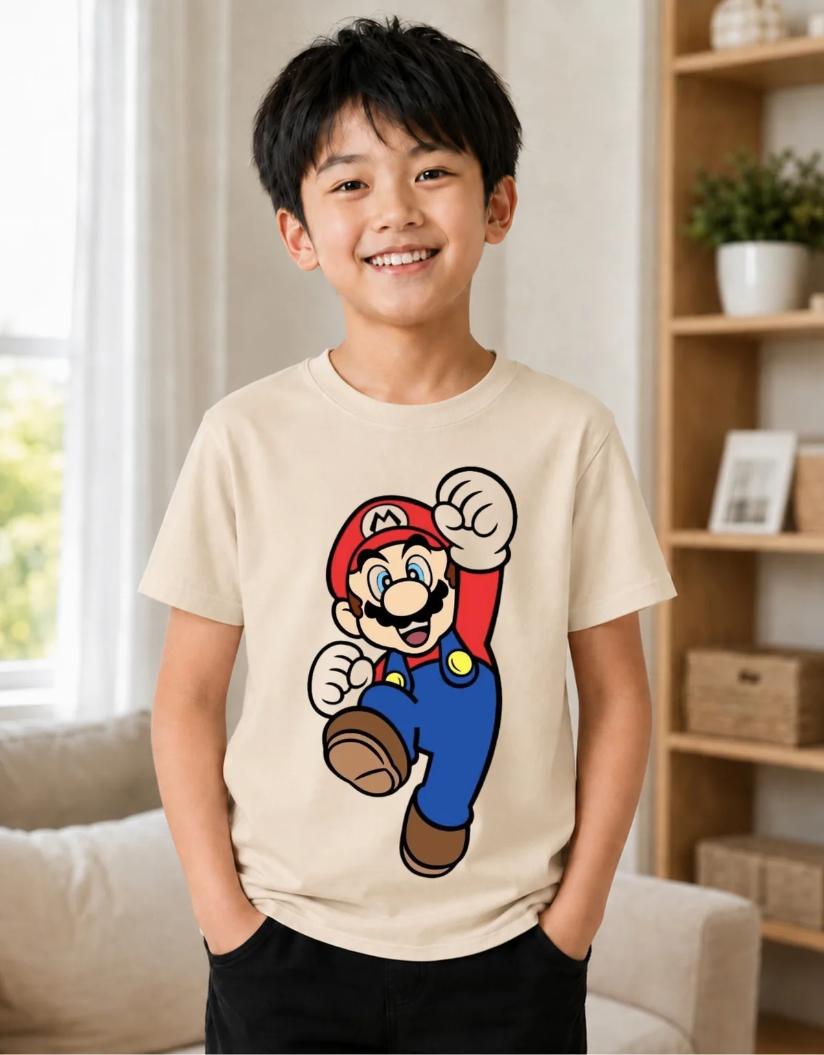 Camiseta Infantil Mario Aventura